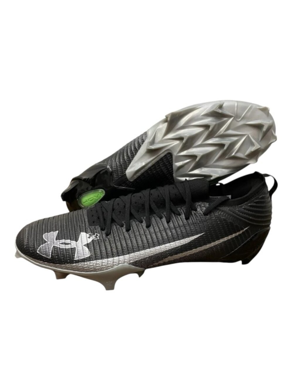 Under Armour Blur Pro Football Cleats Men's Black Silver
